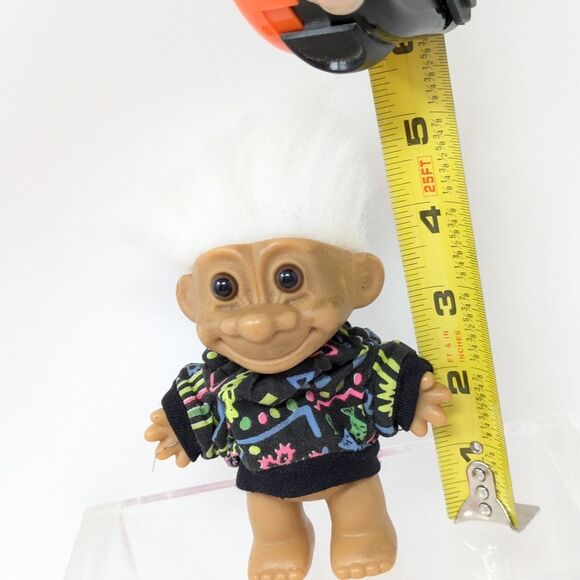 Vintage RUSS Troll Doll with Shirt and Short White Hair - Picture 15 of 15